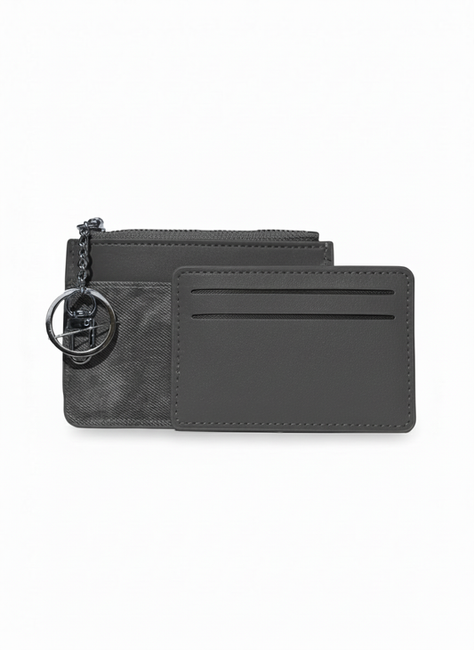 Gray | Textured Card Holder