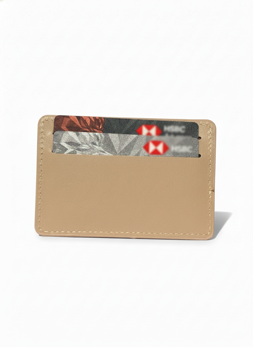 Gold-Beige | Textured Card Holder