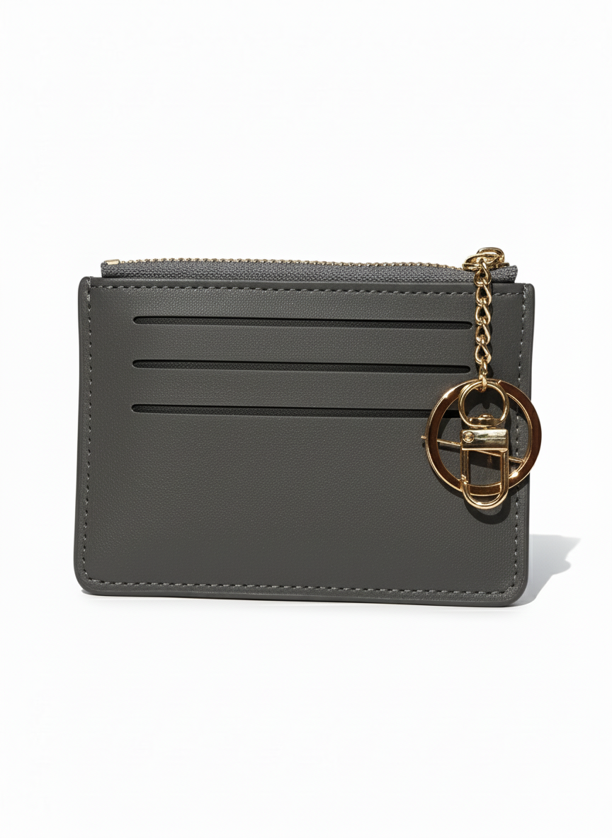 Gray | Textured Card Holder