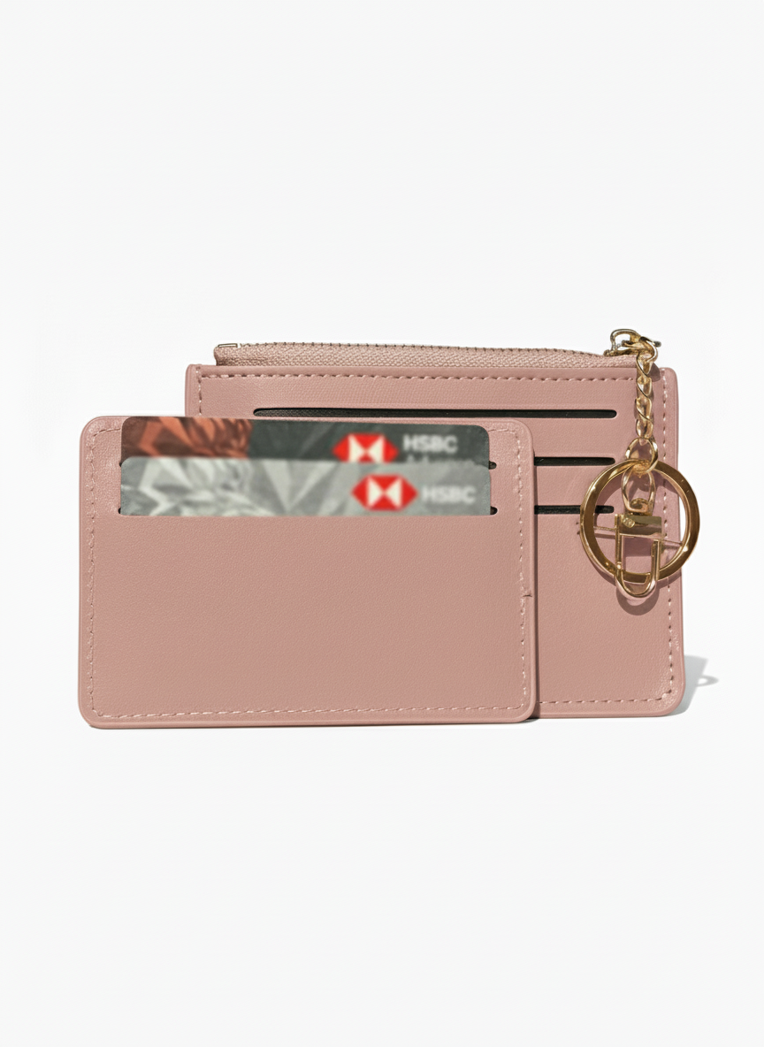 Dust Pink | Textured Card Holder