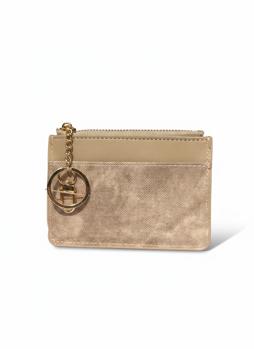 Gold-Beige | Textured Card Holder