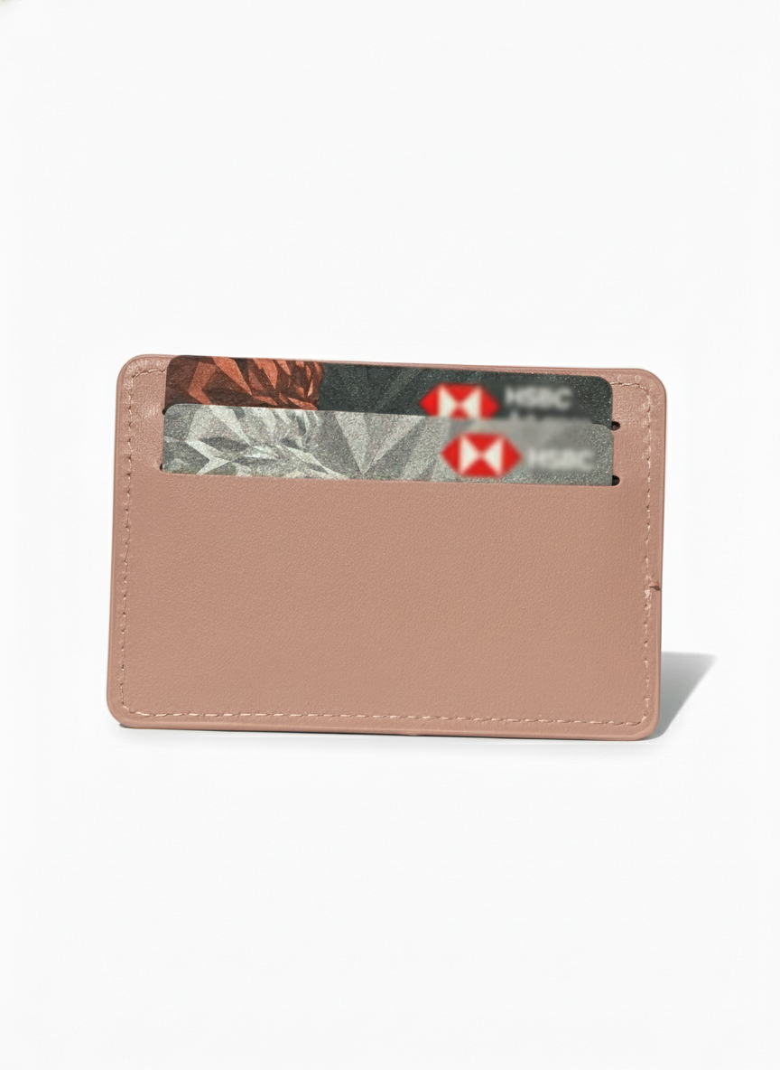 Dust Pink | Textured Card Holder