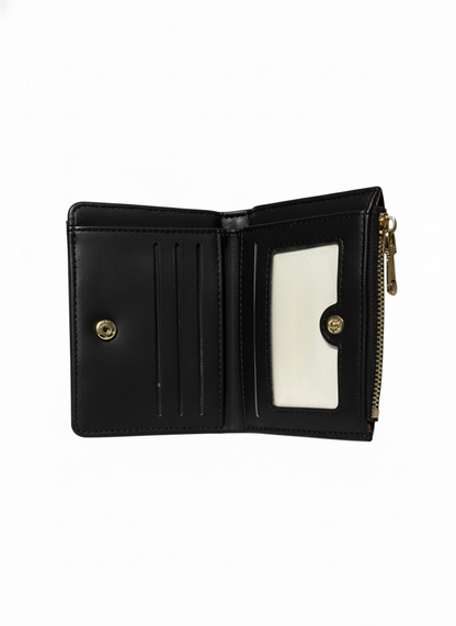 Black, Pastel Green and off-white | Snap Wallet