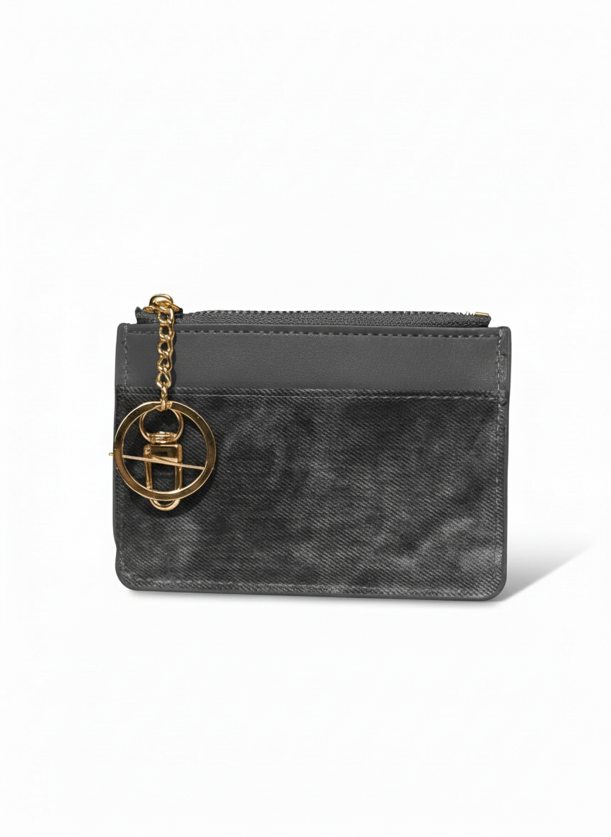 Gray | Textured Card Holder