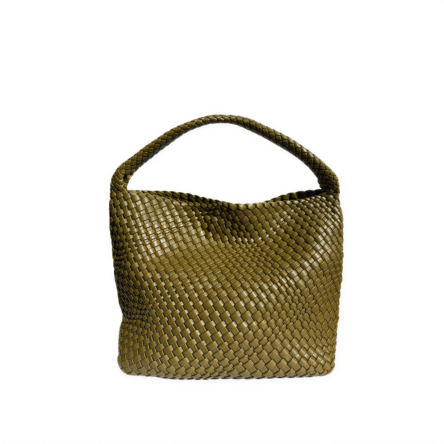Olive | Woven Hobo Bag