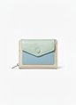 Sky Blue, Pastel Green and Off-white | Snap Wallet