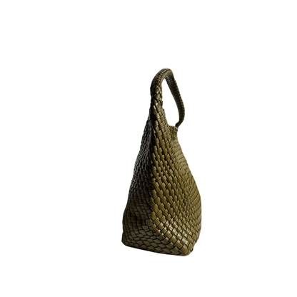 Olive | Woven Hobo Bag